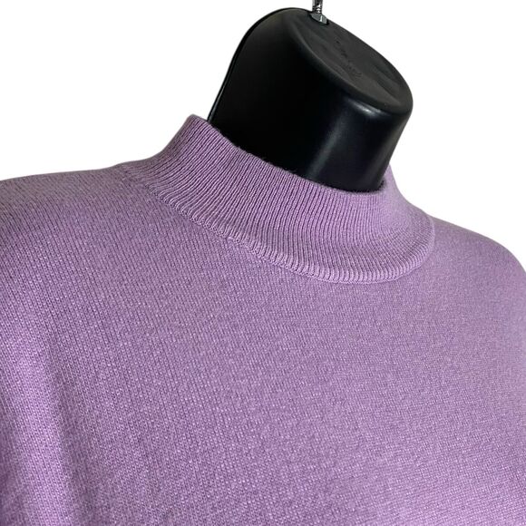Madewell Sweater Womens M Purple Merino Wool Alpaca Blend Lightweight Minimalist - Picture 7 of 11